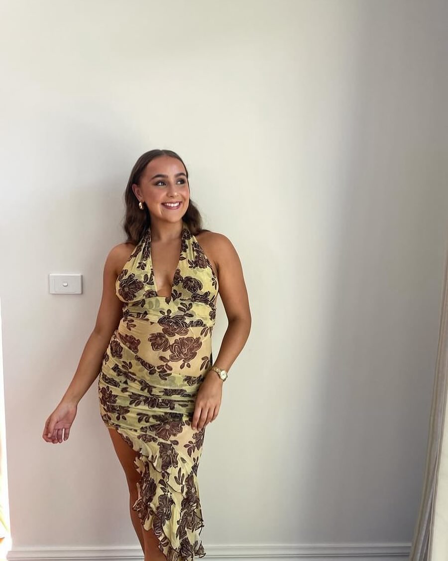 its.rented - 🌼 PARTY READY 🌼 @kasey.conder our beautiful customer, dressed in our Bec and Bridge Malibu Bay Halter Dress. - available to rent at it's rented. - Size: 8 Hire Price: $130 Retail Price: $420