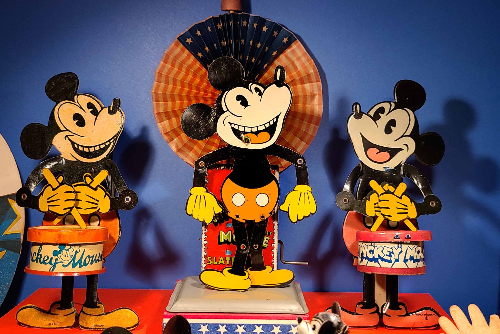 Vintage Disney Mickey Mouse tin toys