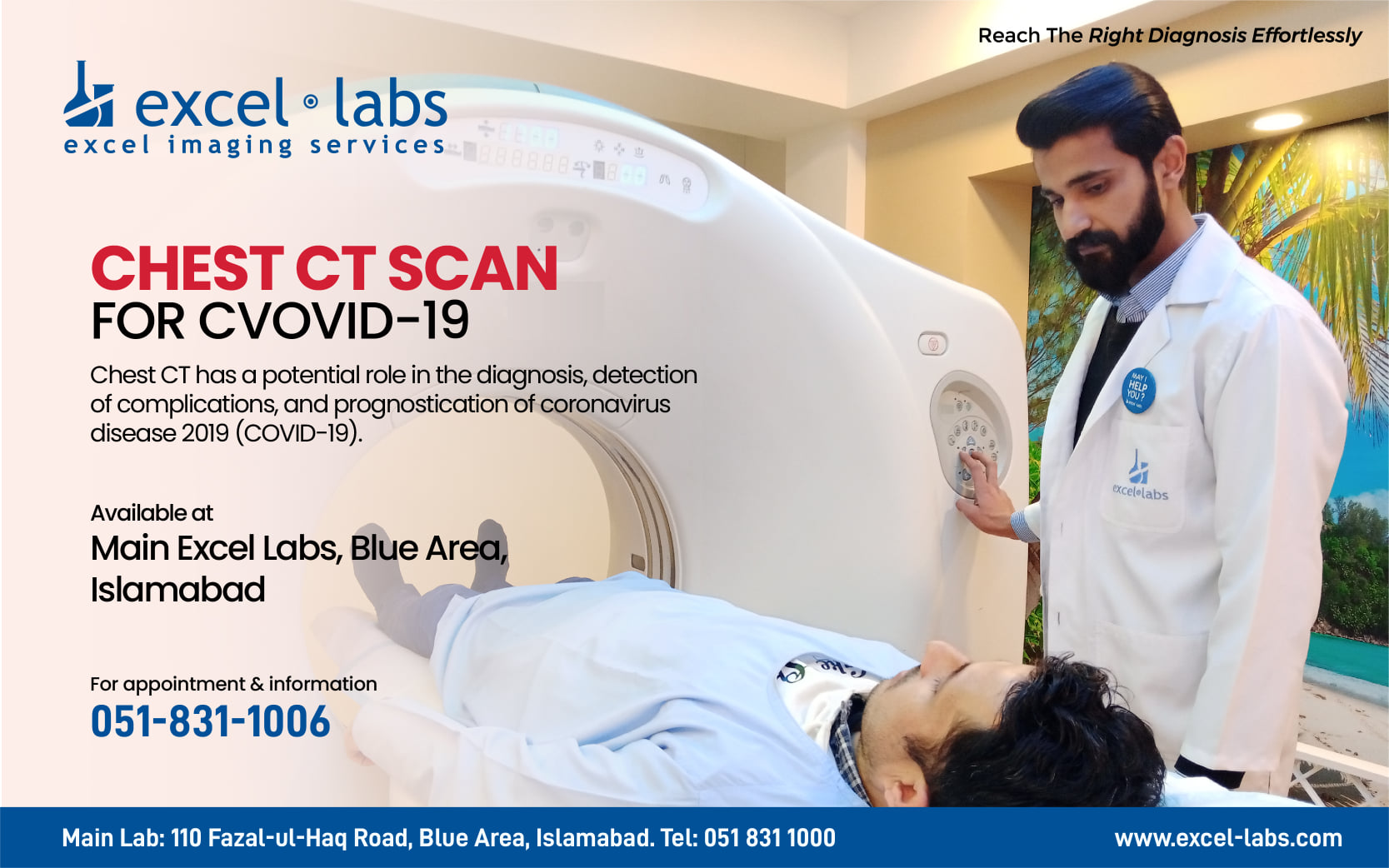 Excel Labs - CHEST CT SCAN FOR CVOVID-19 Chest CT has a... | Facebook