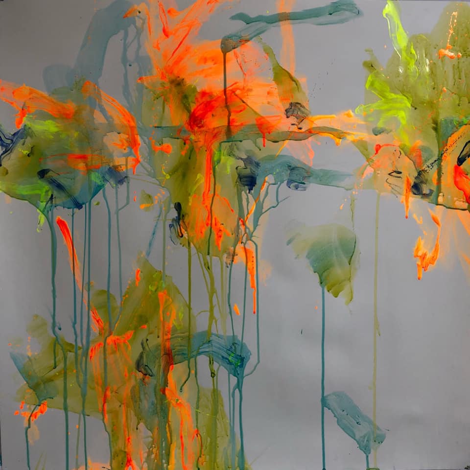 【完売作家】「WORK N(2023)/kiminoe 現代アート 原画　絵画 完売作家】「WORK N(2023)/kiminoe 現代アート 原画 絵画 完売作家