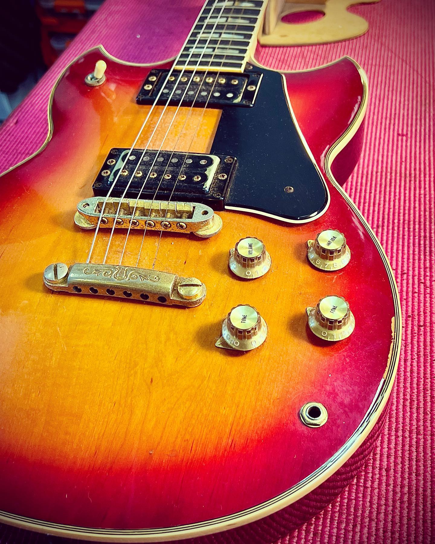 Restored 1979 Yamaha SG1000 guitar with unique history