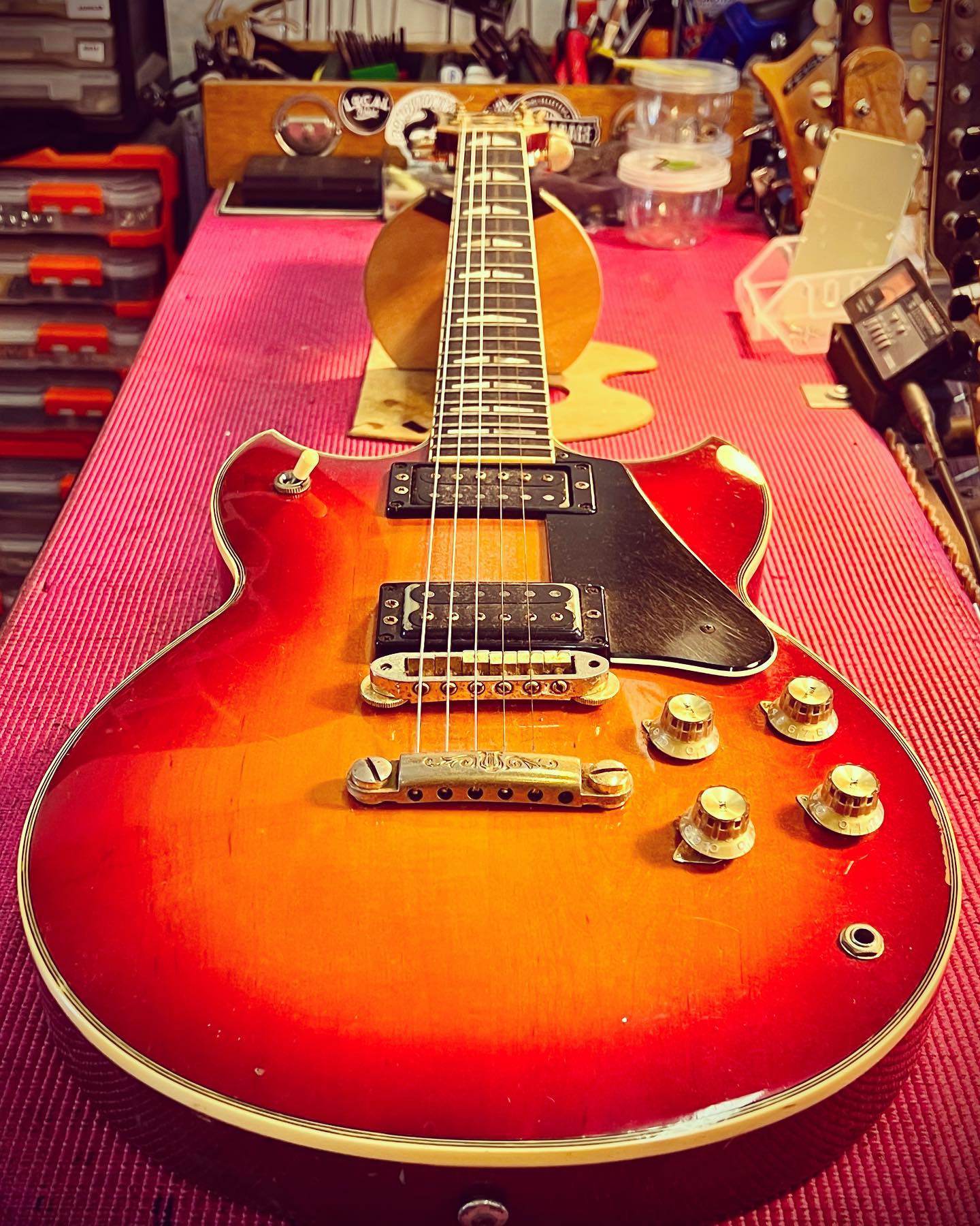 Restored 1979 Yamaha SG1000 guitar with unique history
