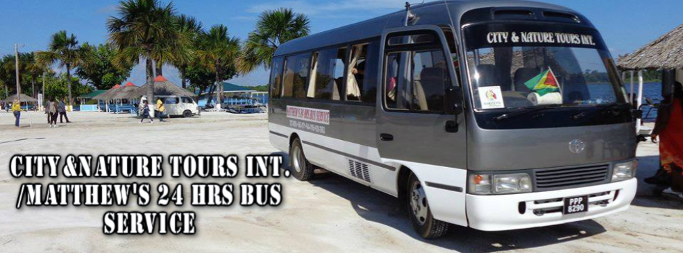 City&Nature Tours Int /Matthew's 24 hrs Bus Service | Georgetown