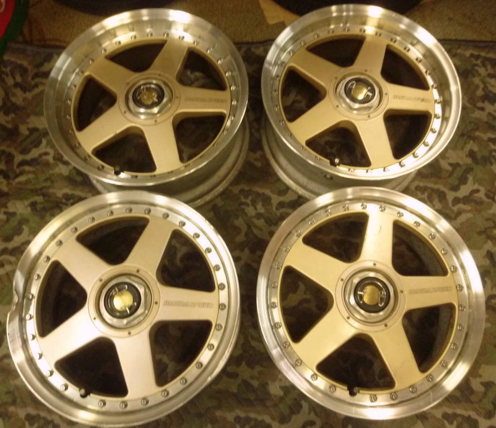 Found in Japan: A set of the mid-late '80s Mazdaspeed '747' wheels