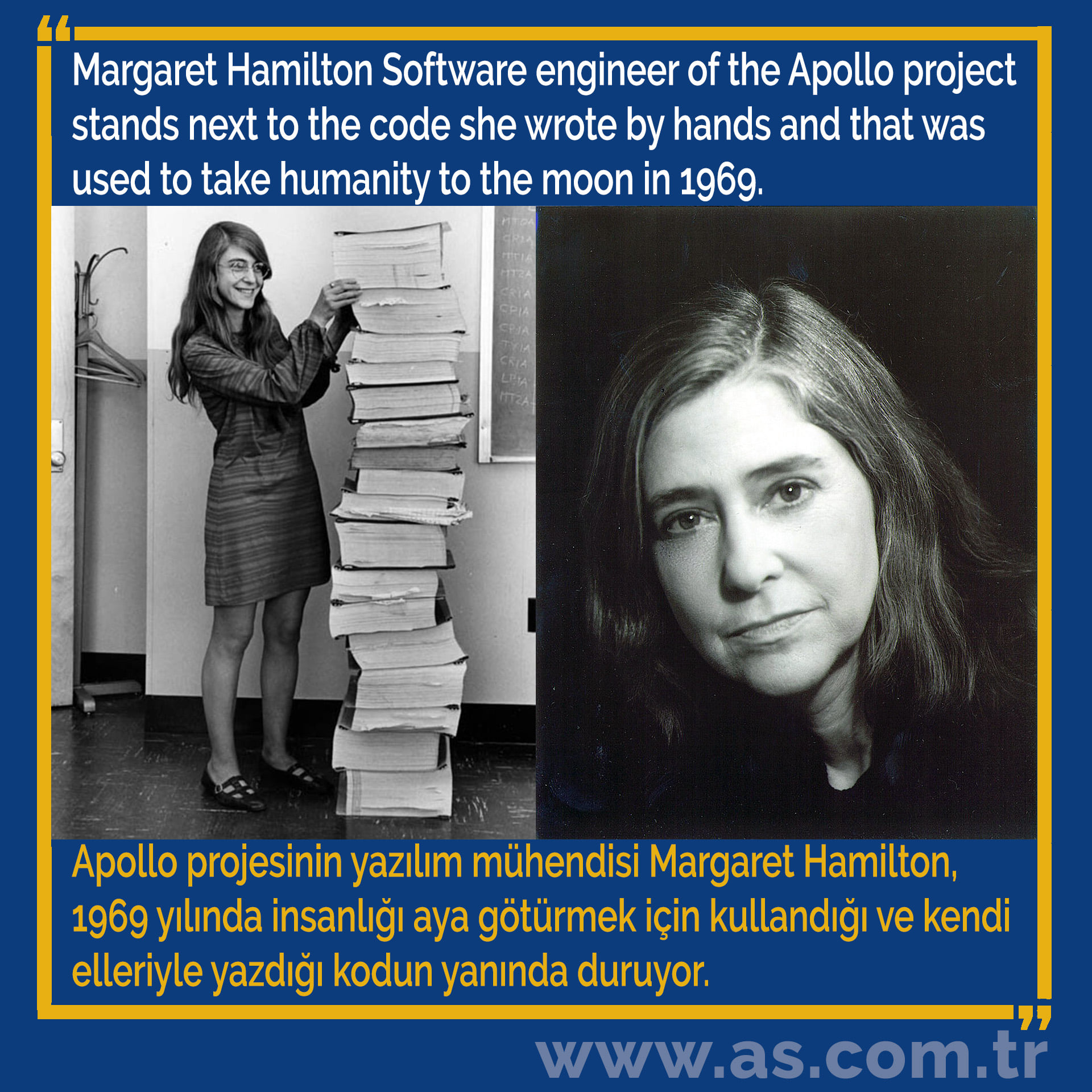 As Yazılım Ltd. - EN/TR ♒ The real wonder woman Computer pioneer ...
