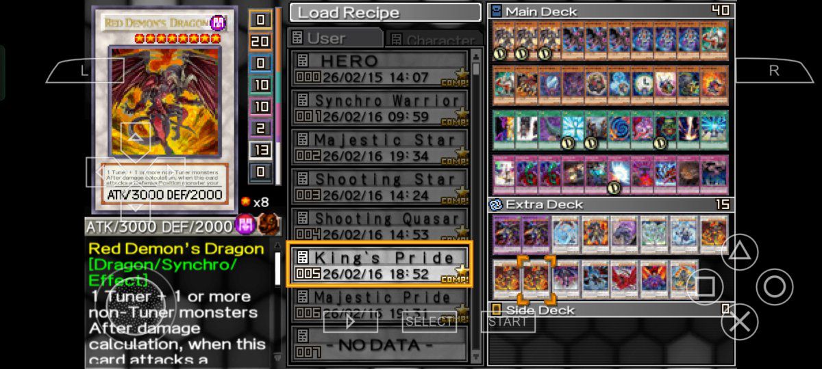 yugioh tag force 5 deck Yu-Gi-Oh! 5D's : Video Games My Deck in the game