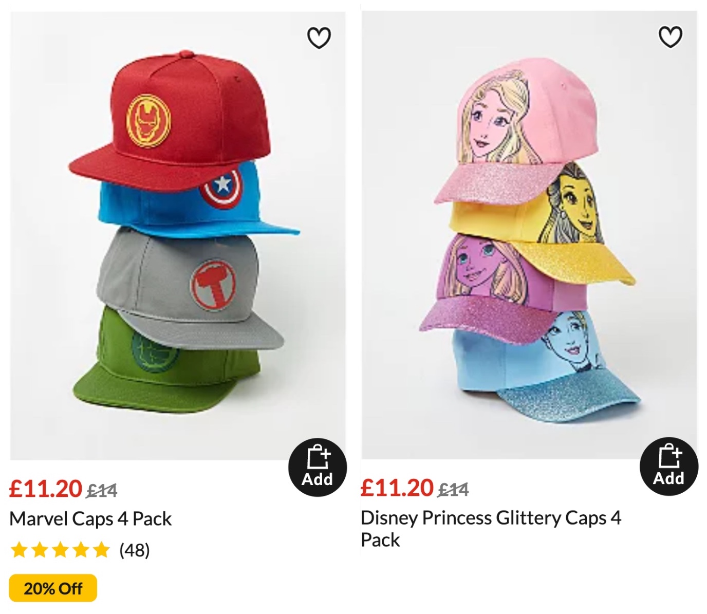 Aldi summer hats for kids with fun designs like Grogu, Olaf, and Elsa
