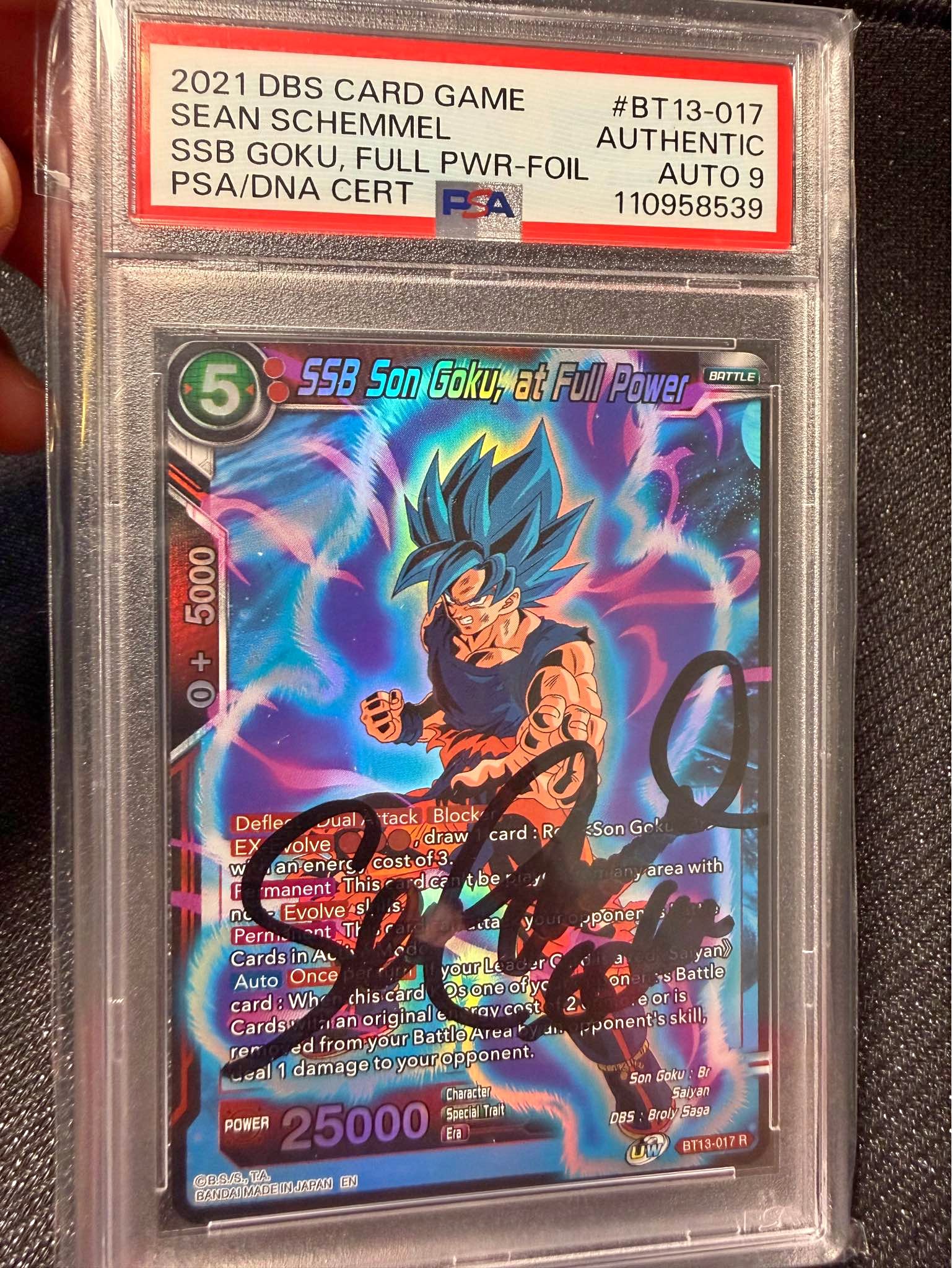 psa graded dragon ball super cards 10] Son Goku, Saiyan Transcendence BT7-129 ISR  God Grade Dragon Ball Super - PSA