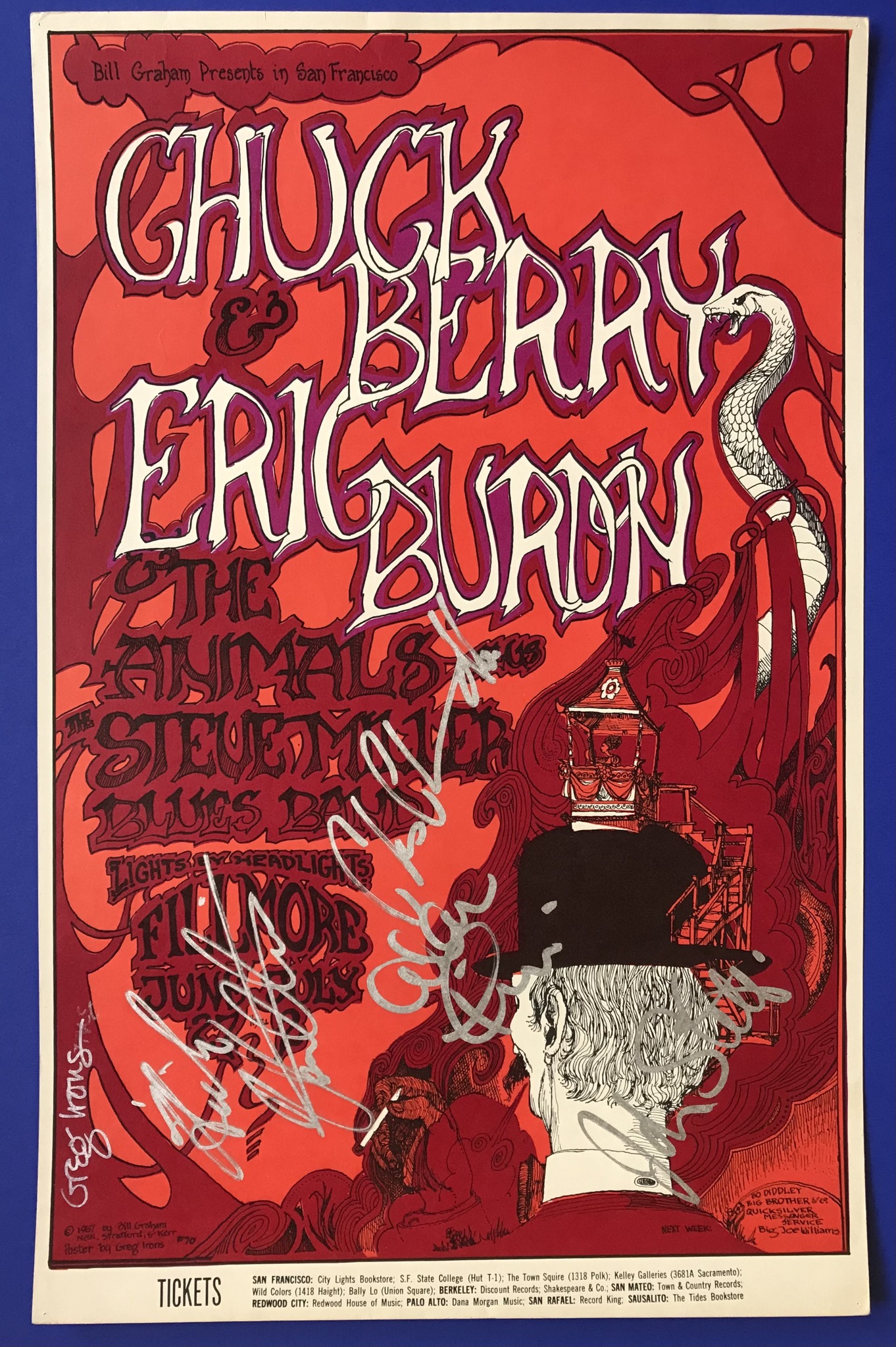 Poster of The Day Chuck Berry, Eric Burdon and the Animals and