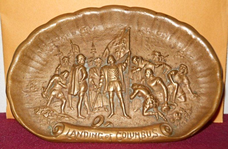 【ヴィンテージ】1892年　アメリカ　コロンブス記念博覧会 ブローチ ヴィンテージ】1892年 アメリカ コロンブス記念博覧会 ブローチ