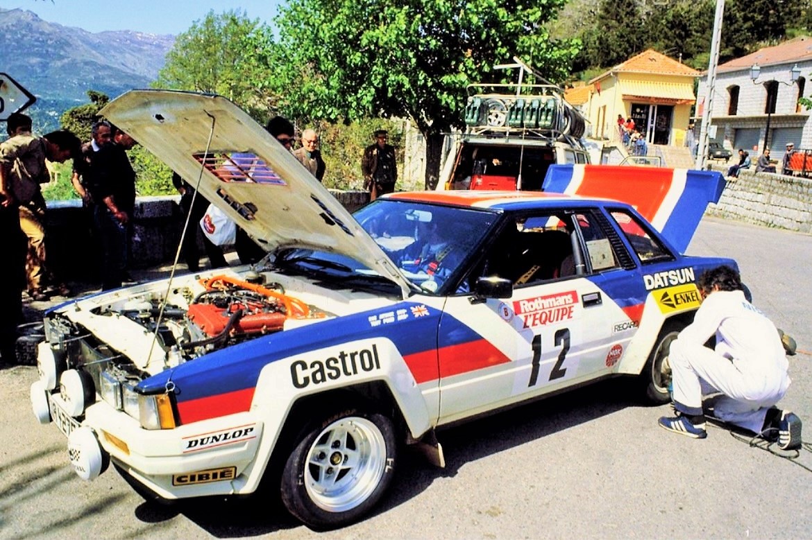 Nissan 240 RS at 1983 Tour de Corse rally