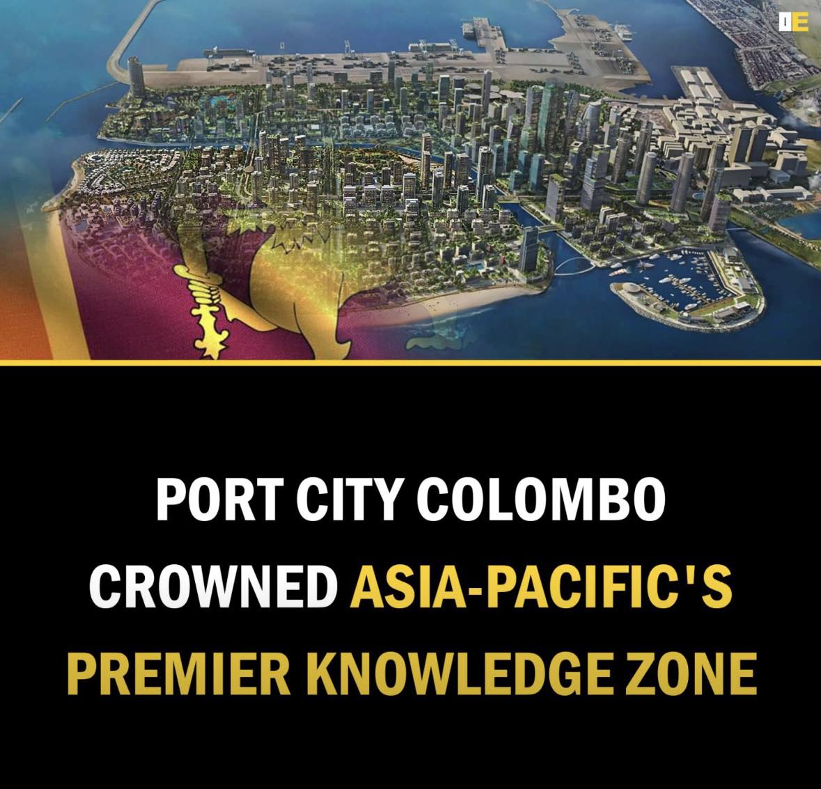 Mim - Port City Colombo (PCC) has been crowned the Best Knowledge Zone ...