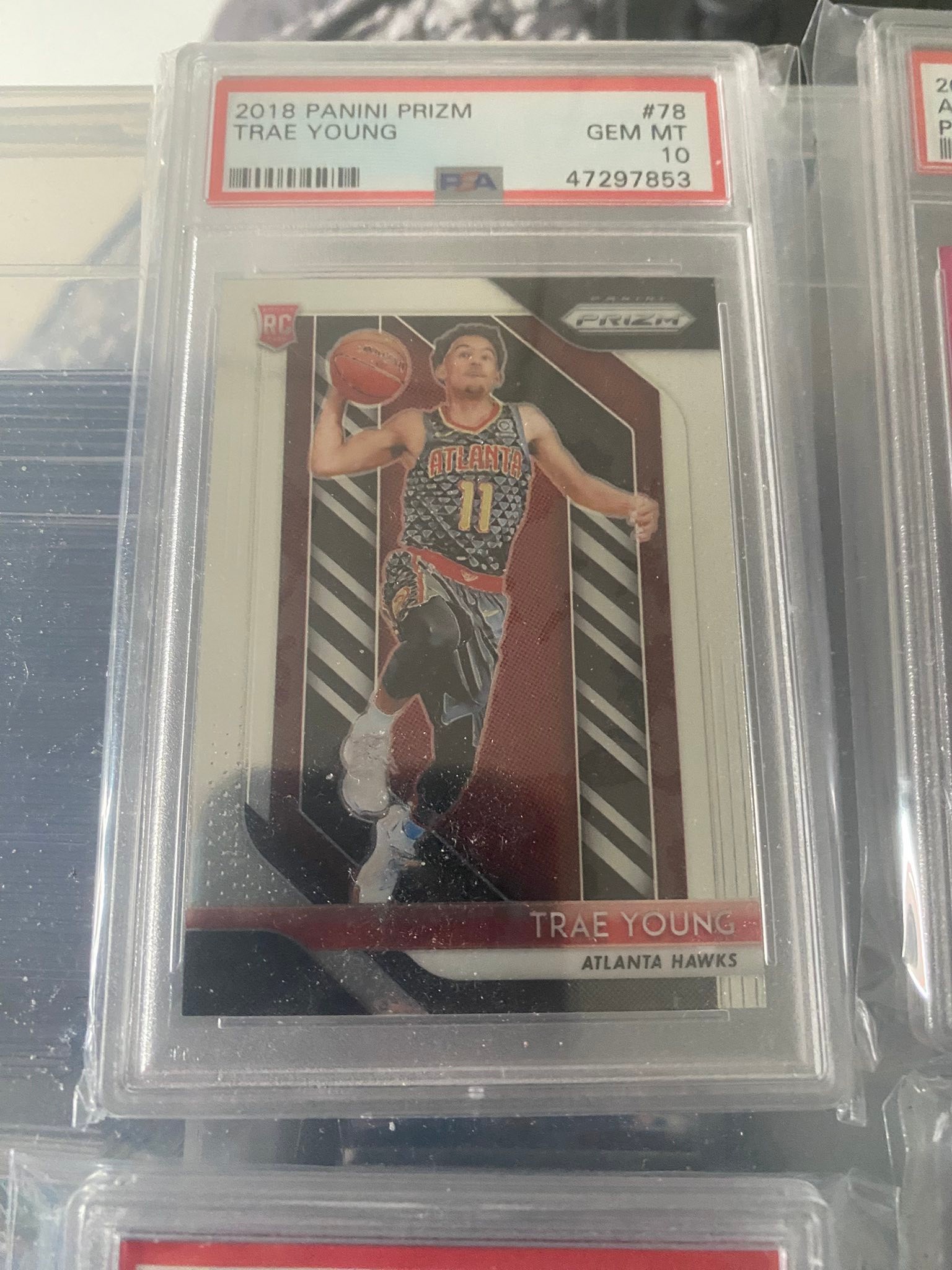 Luka Doncic and Trae Young rookie cards for sale