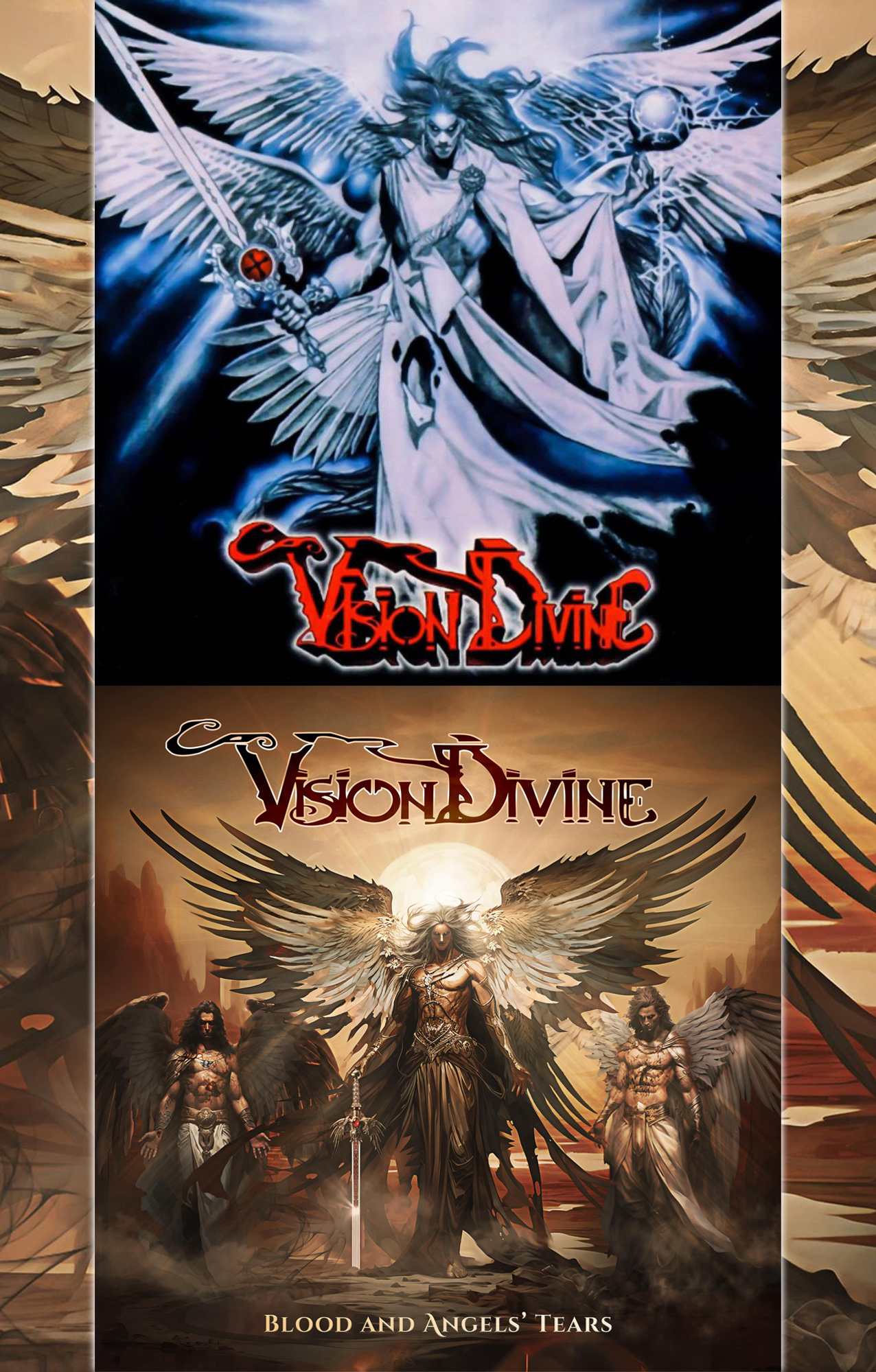 New Vision Divine album! Red Marbled, Blue Marbled vinyl and cd
