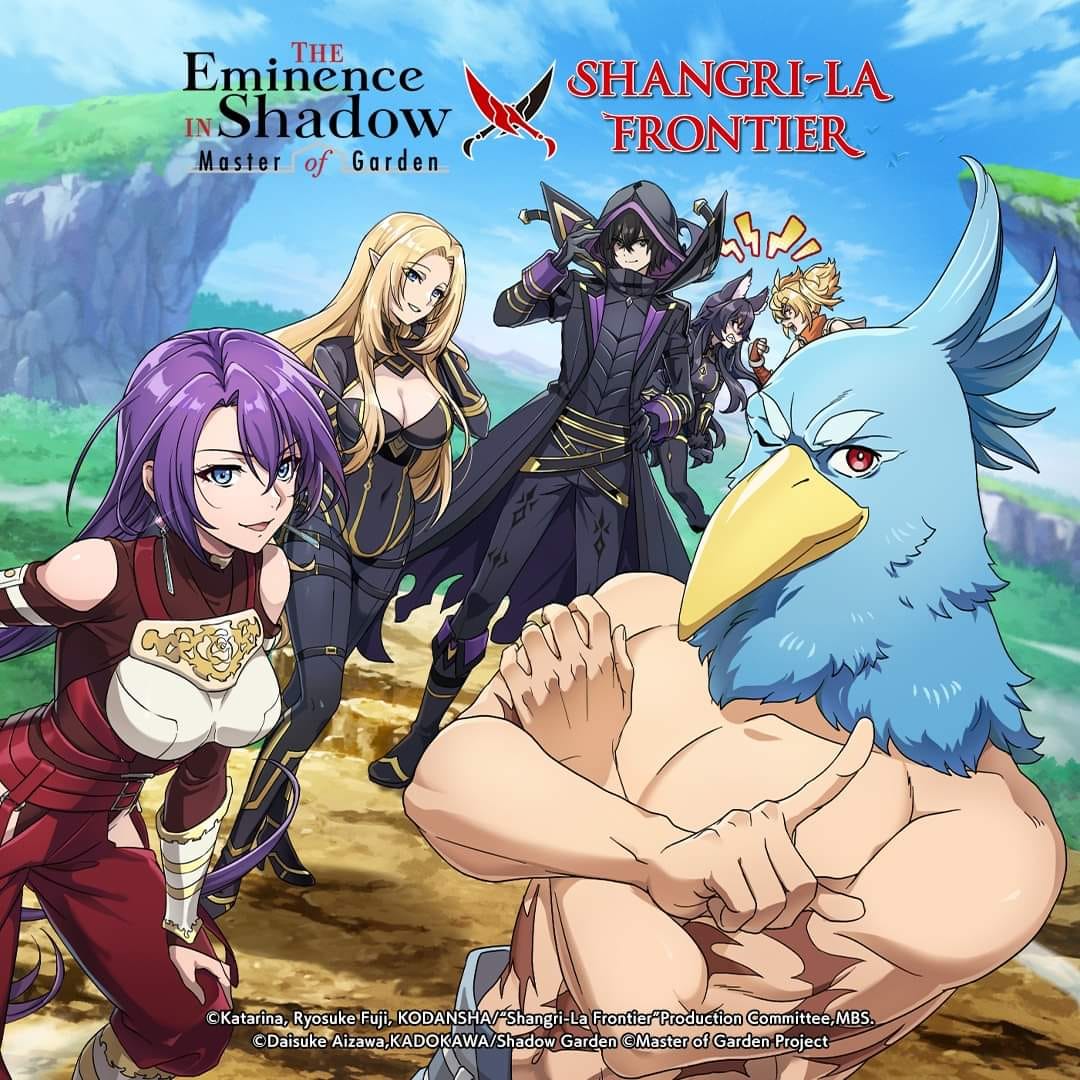 Shangri-La Frontier joins The Eminence in Shadow: Master of Garden