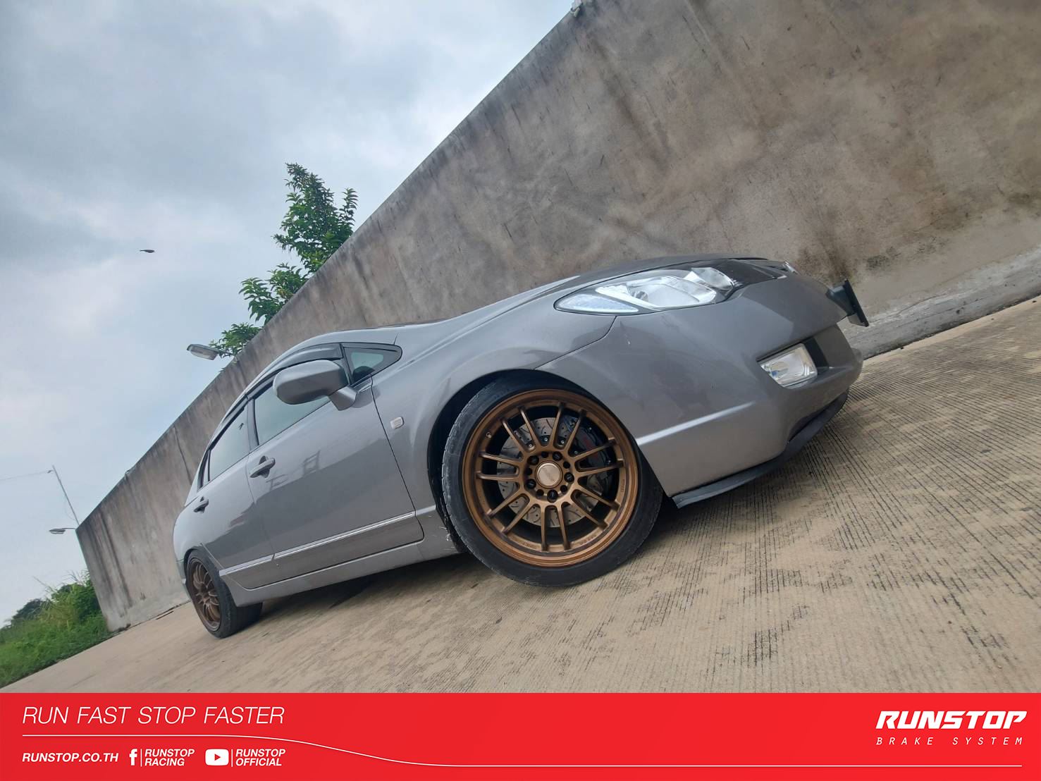 Runstop Racing - ลูกค้าติดตั้งกันไปสดๆร้อนๆกับ ชุด Civic...