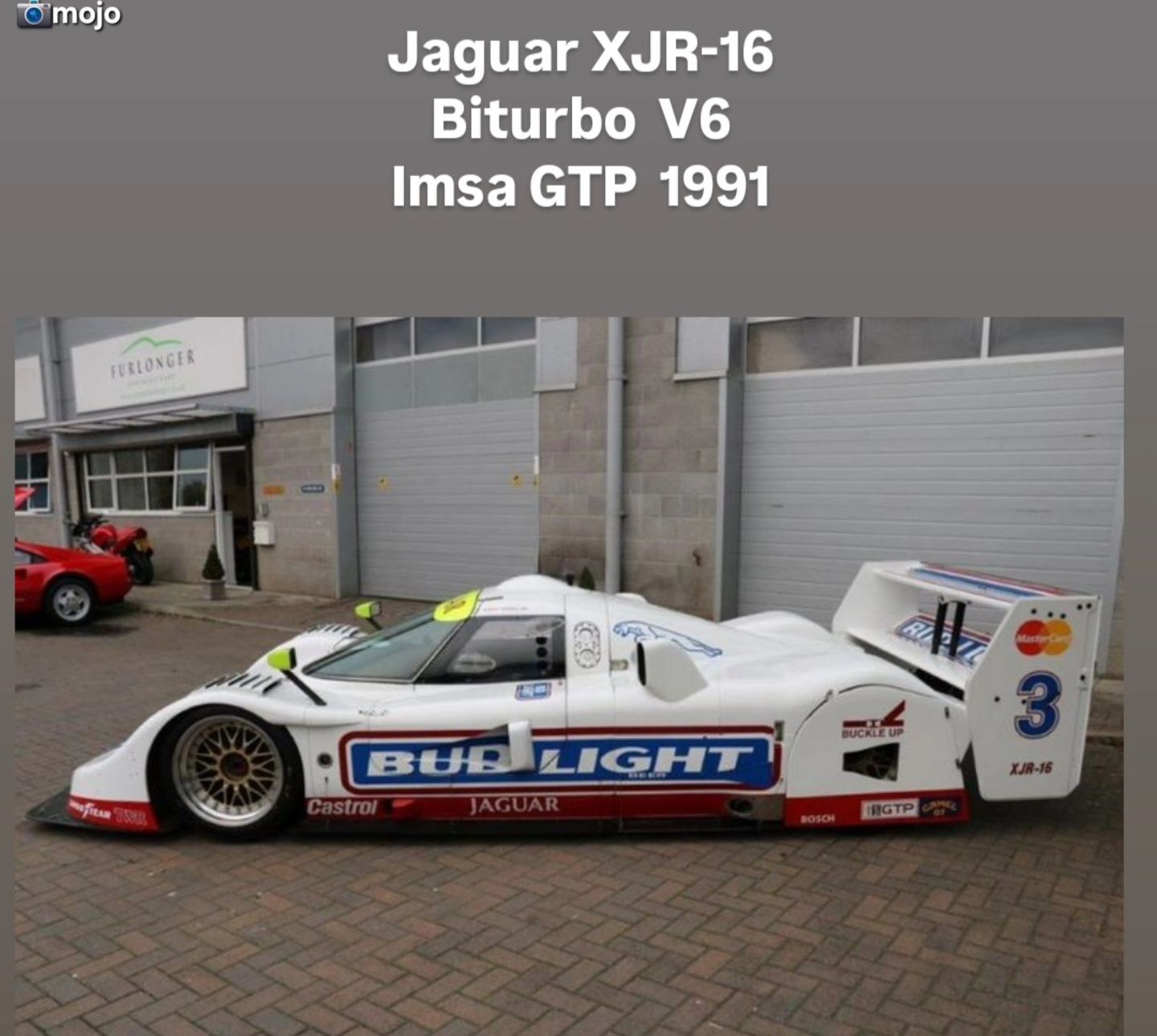 oi mojo Jaguar XJR-16 Biturbo V6 Imsa GTP 1991 FERLONGER 公司 RI