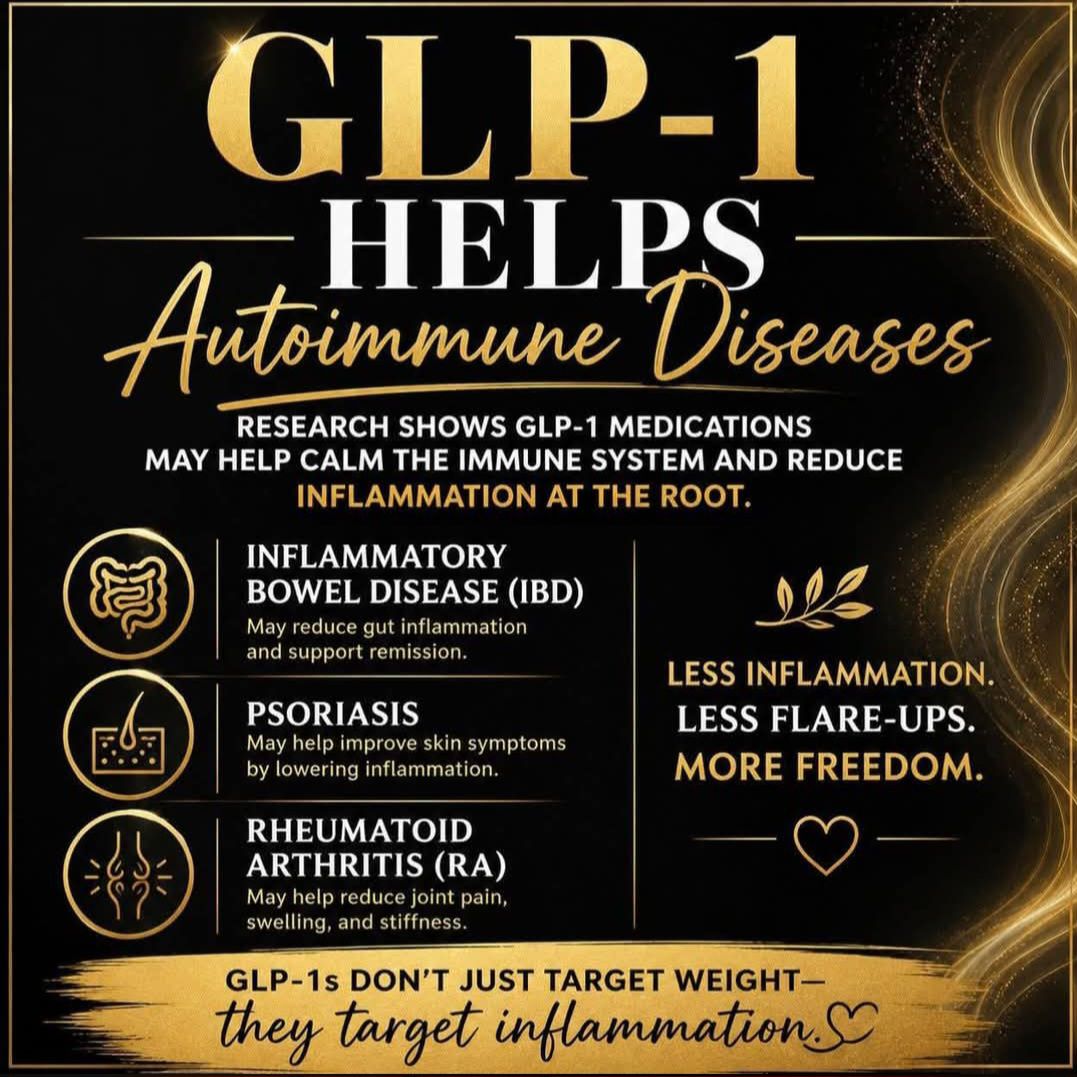GLP-1 medications may reduce inflammation and help autoimmune diseases