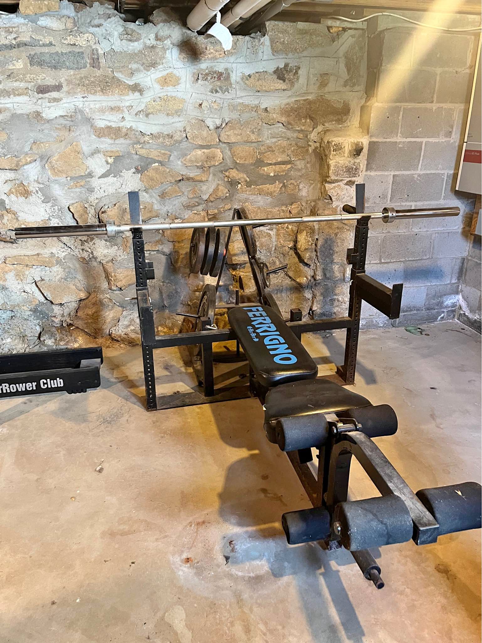 Weight bench and weights - Weight Lifting Machines & Racks - Long ...