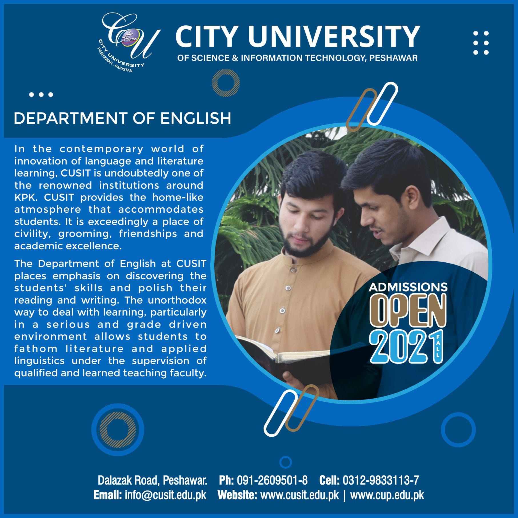Admissions are open in the... - City University (official)