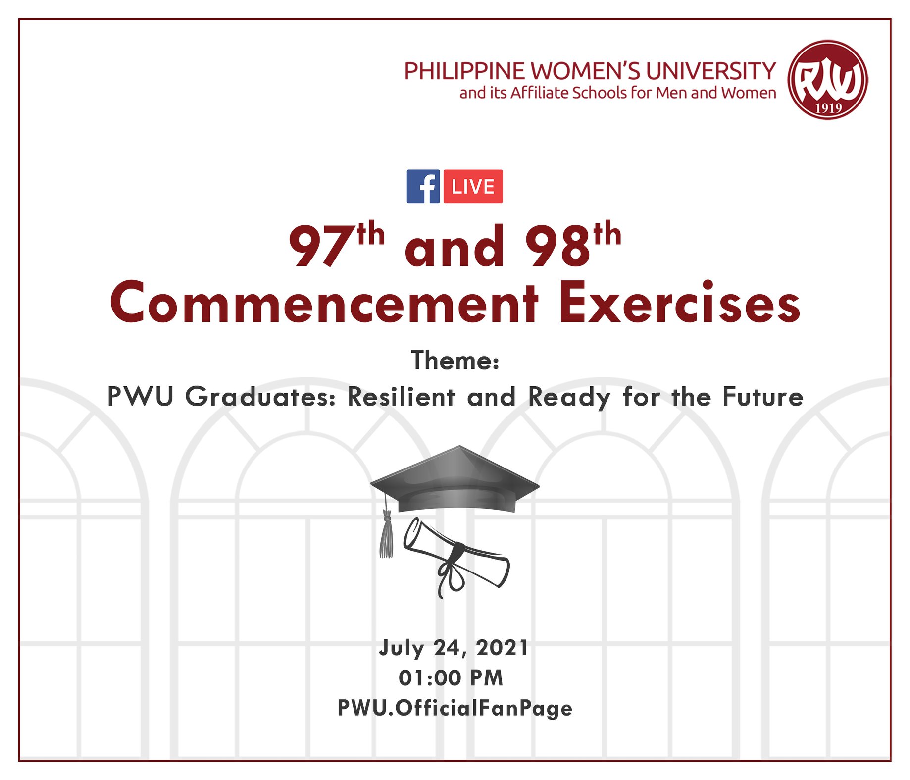 The PWU 97th and... - Philippine Women's University - PWU