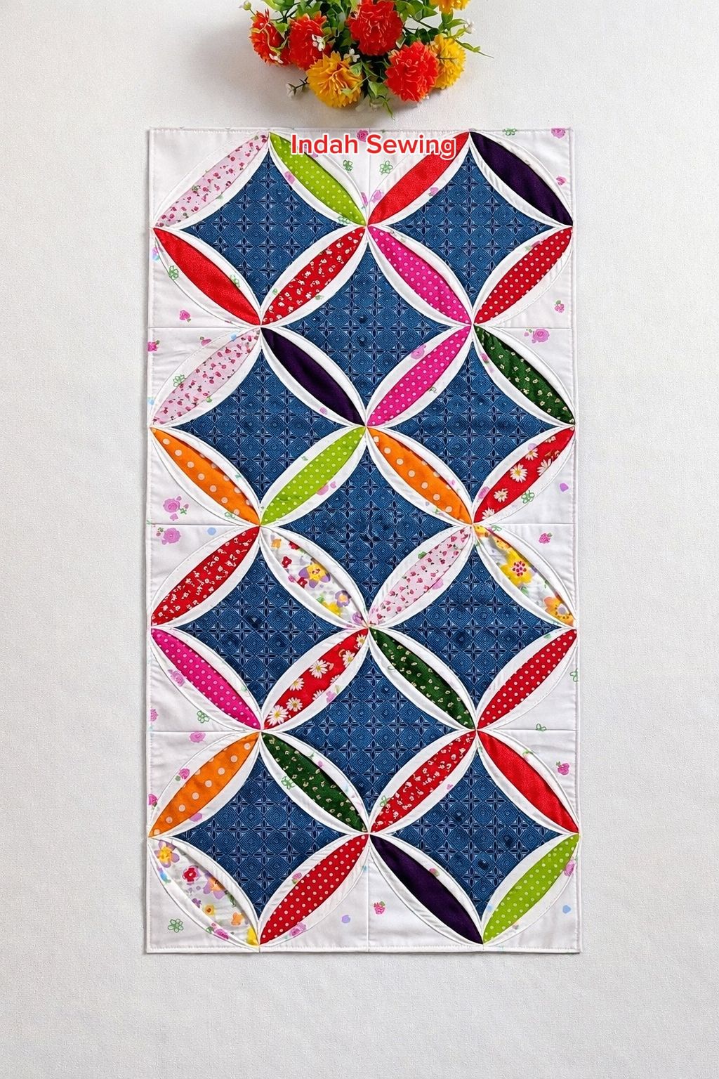 Indah - Quilt Cathedral Table Runner | Facebook