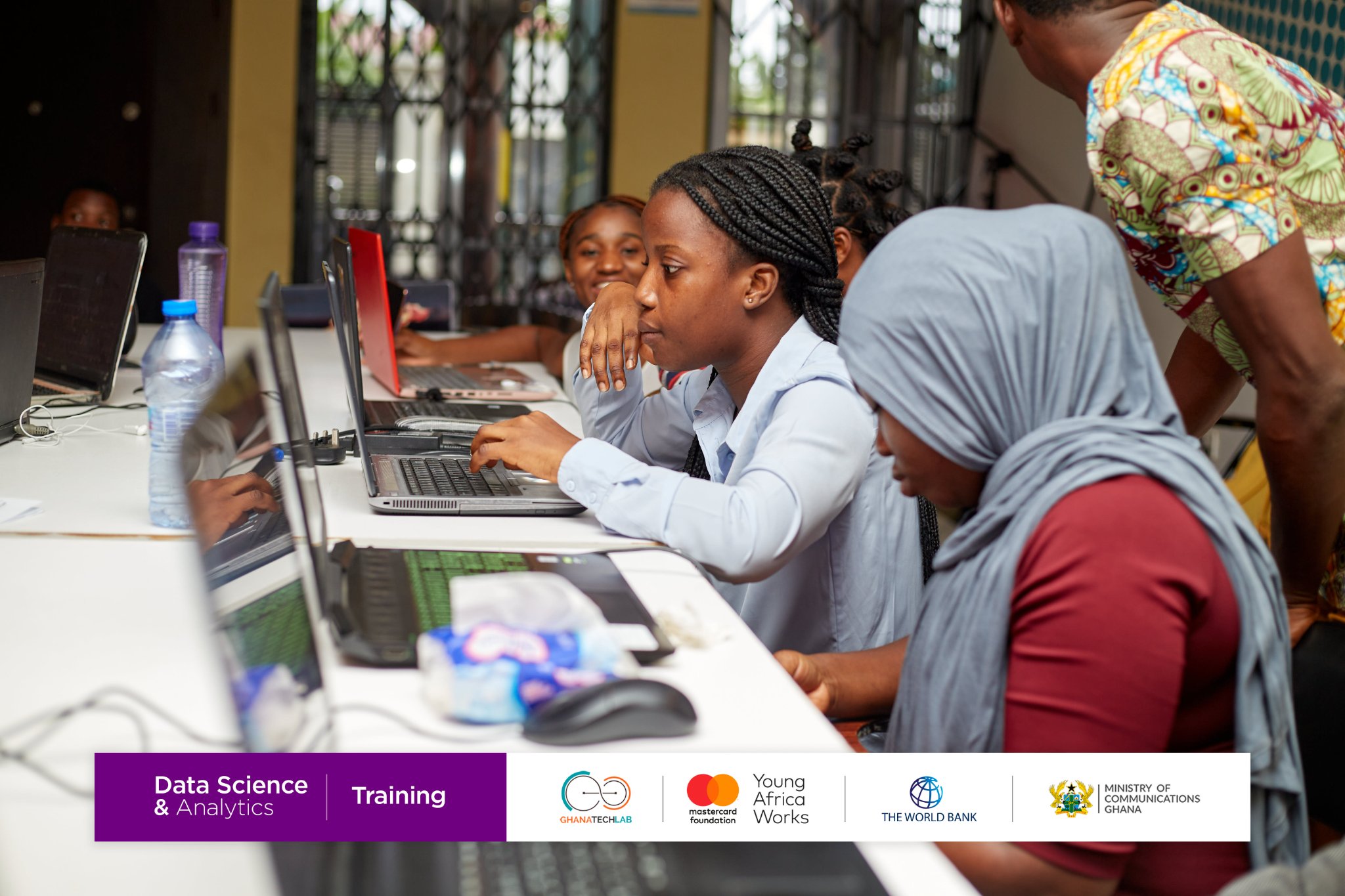 Ghana Tech Lab - Today at GTL Campus, trainees continued...