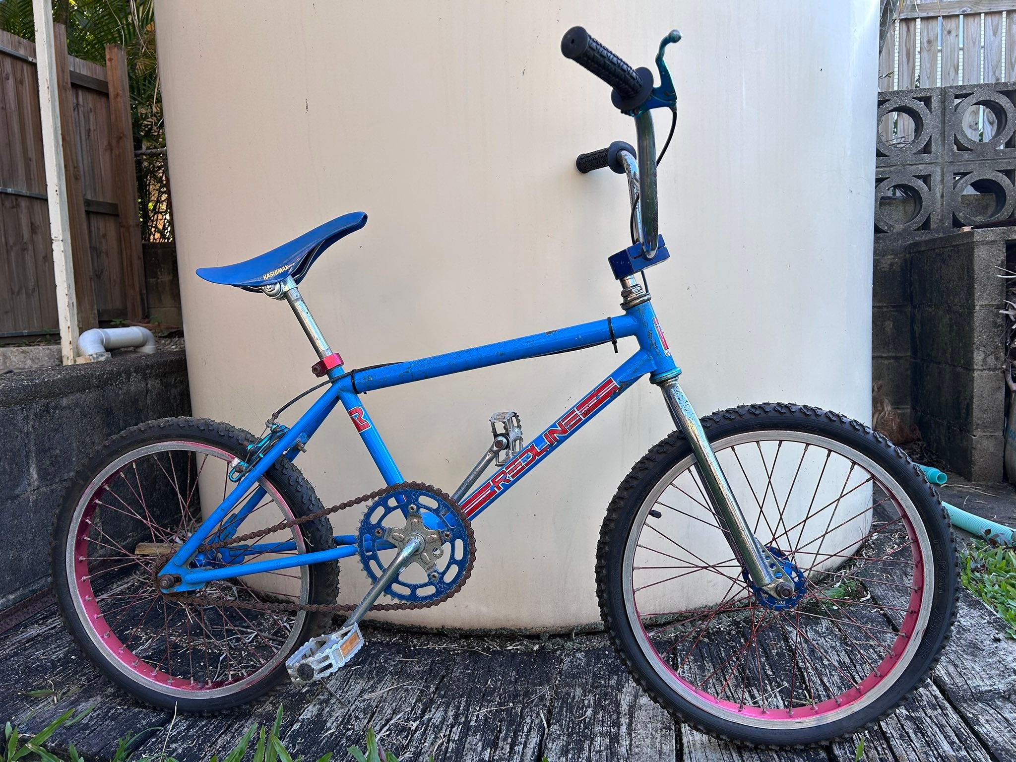 1981 Redline MXII BMX bike with custom components