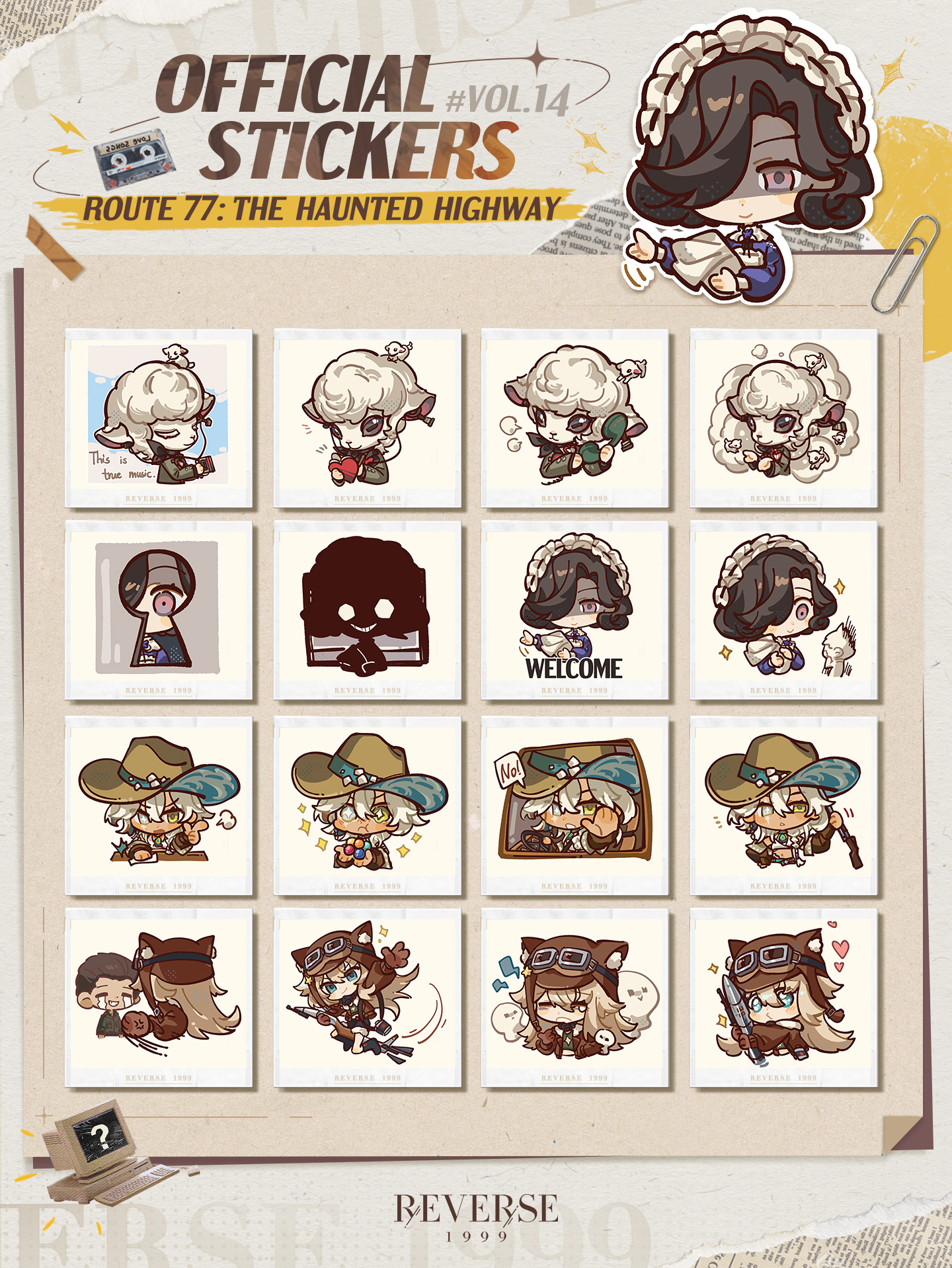 Reverse: - [Official Stickers Vol.14] Would you like to come in and ...