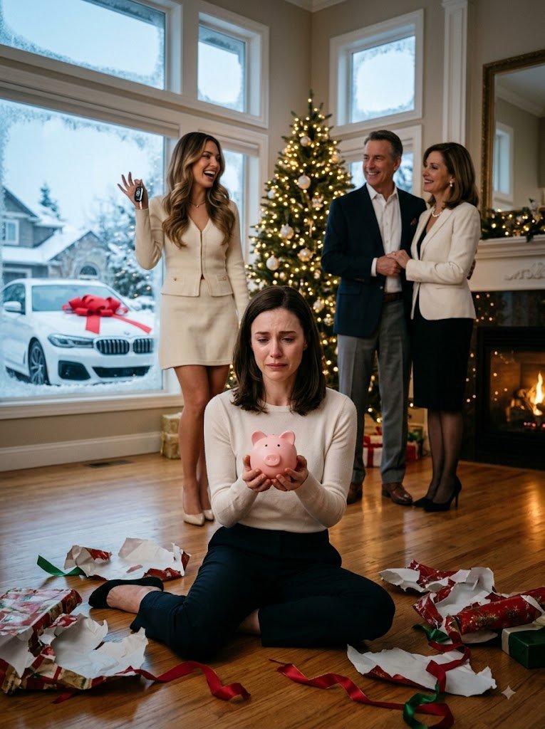 A Sister Got a $60K BMW on Christmas, But I Got a $2 Piggy Bank