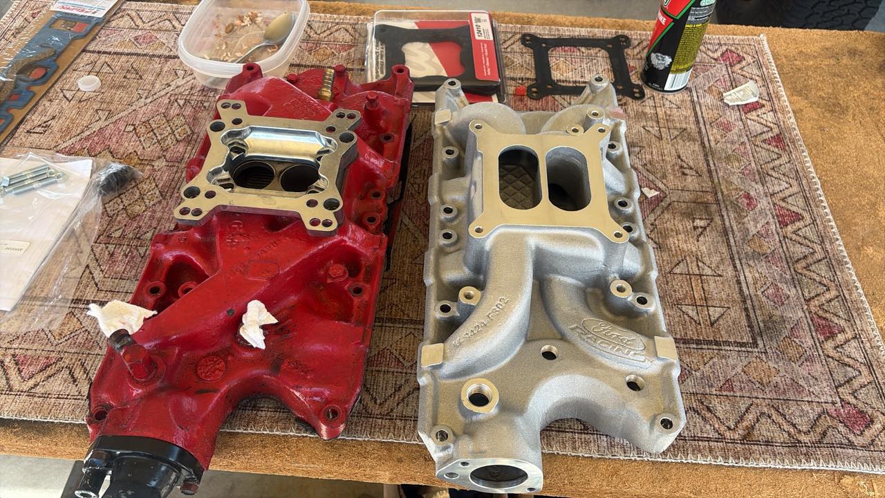 Mustang Coupe Owners 1964.5-1966 | Intake swap today taking the ...