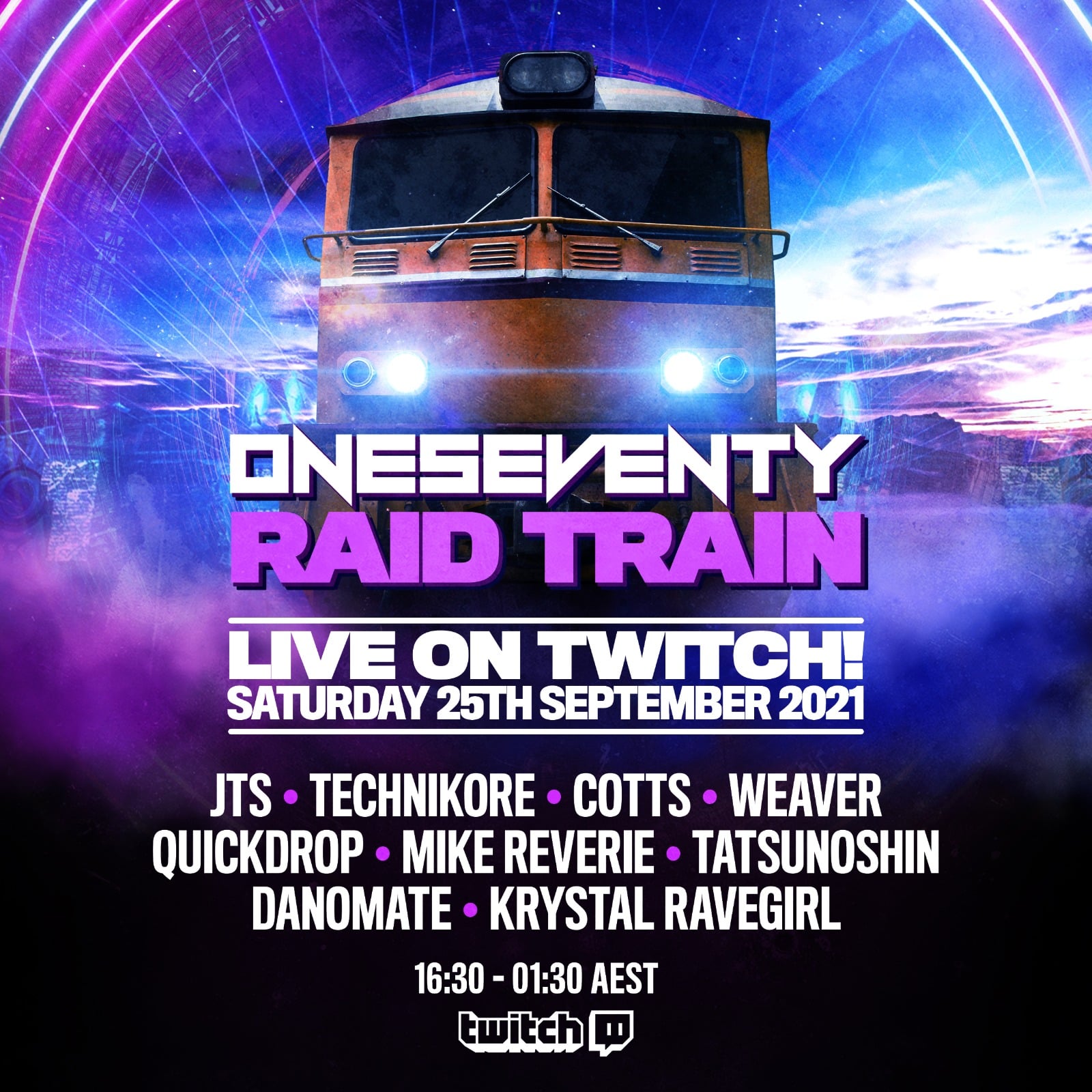 JTS - 🚂 ONESEVENTY RAID TRAIN 🚂 🚆 THIS SATURDAY LIVE ON...