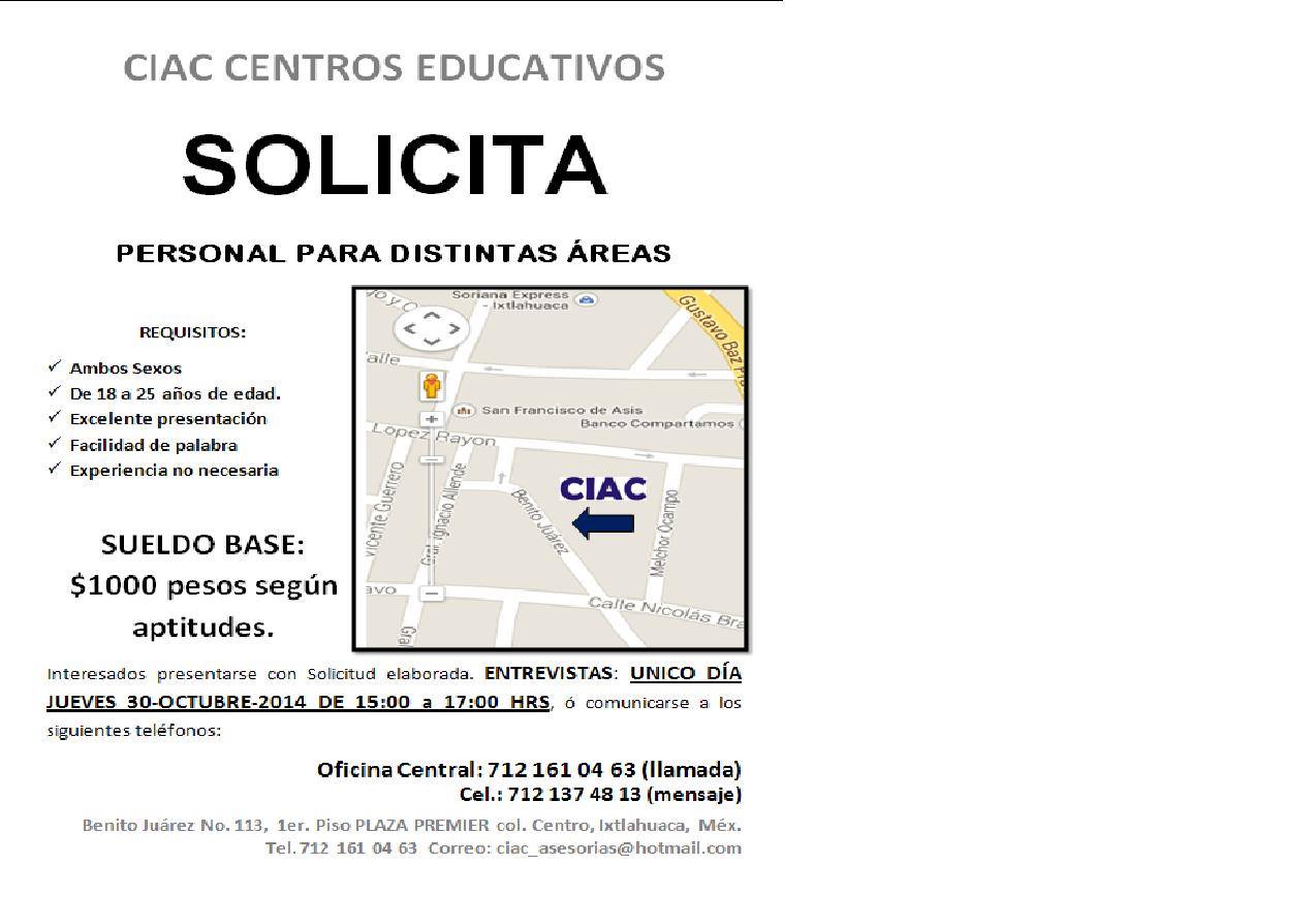 CIAC | Ixtlahuaca de Rayón