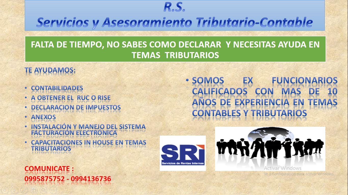 SerconT Servicios Contables y Tributarios - DESCUENTOS PARA ...