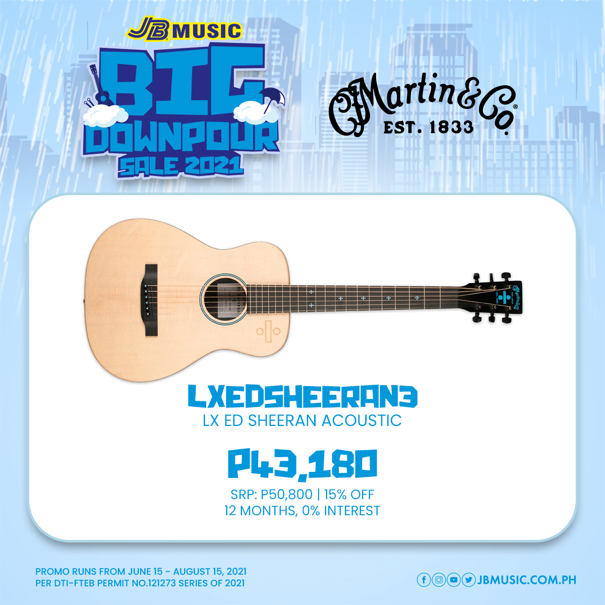 Martin Ed Sheeran ÷ Signature Edition Guitar. Built upon Ed