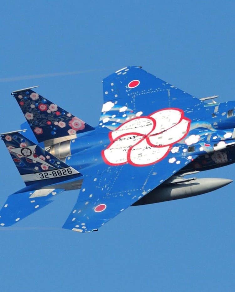 The Art of Japan's Painted F-15 Fighter Jets