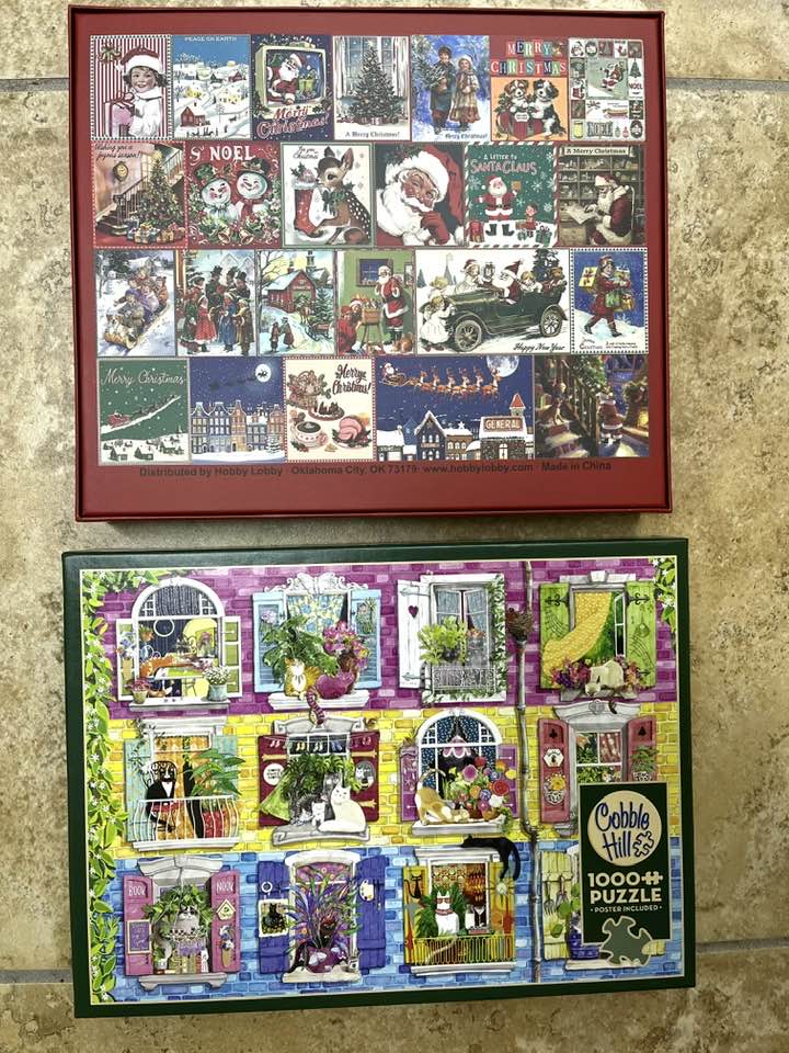 Got these two yesterday at Hobby Lobby. MERRYM 손동의습 CHRISTMAS