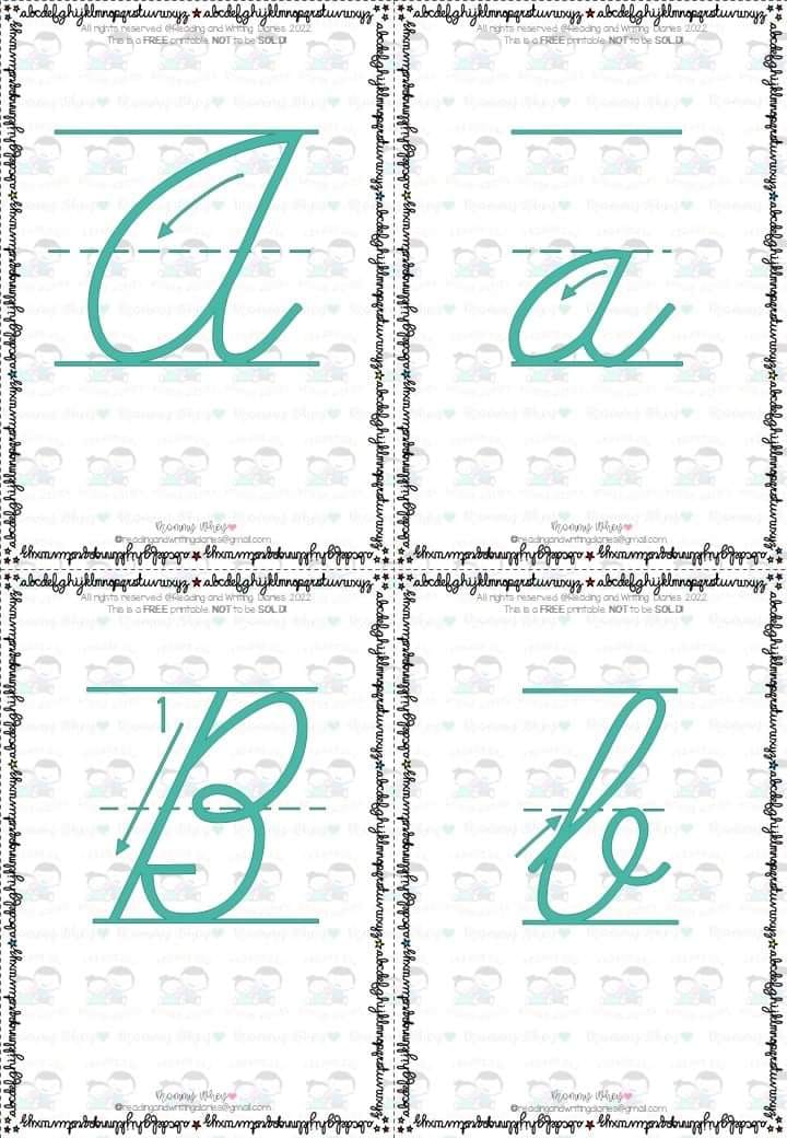 Project BASA - Cursive letters Ctto 👇