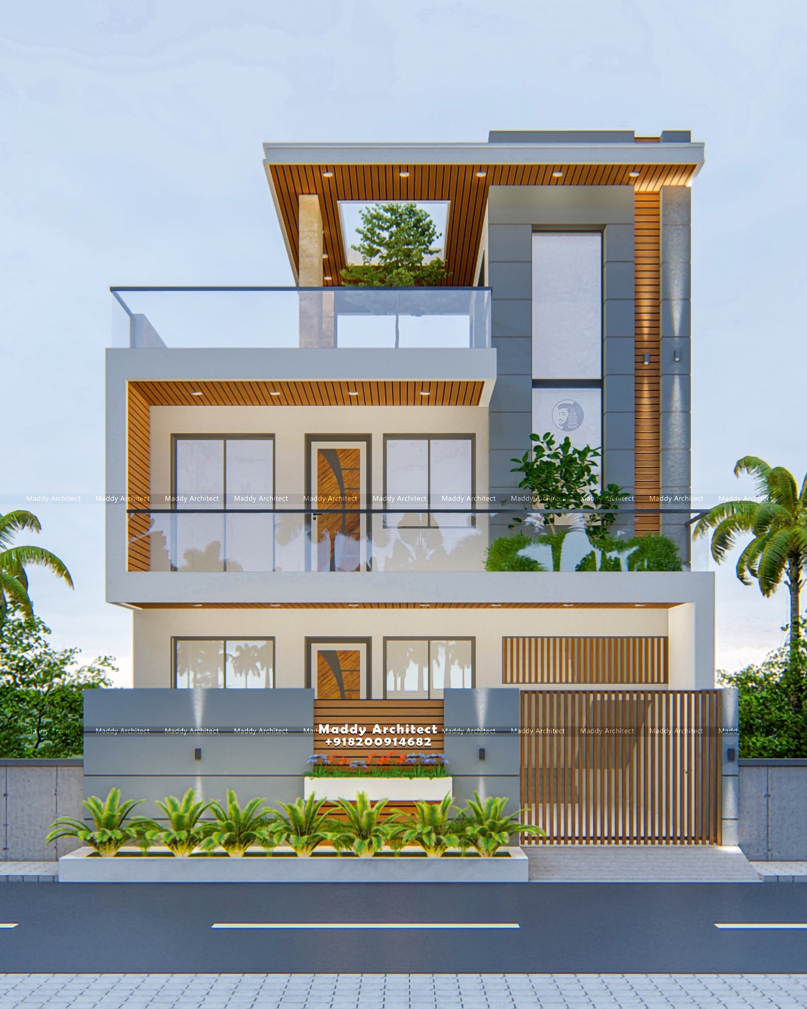 Maddy - ️ House Exterior Design by Maddy Architect 😍...