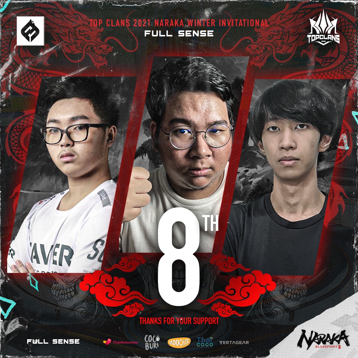 FULL SENSE - 🏆 Top Clans 2021 Naraka Winter Invitational