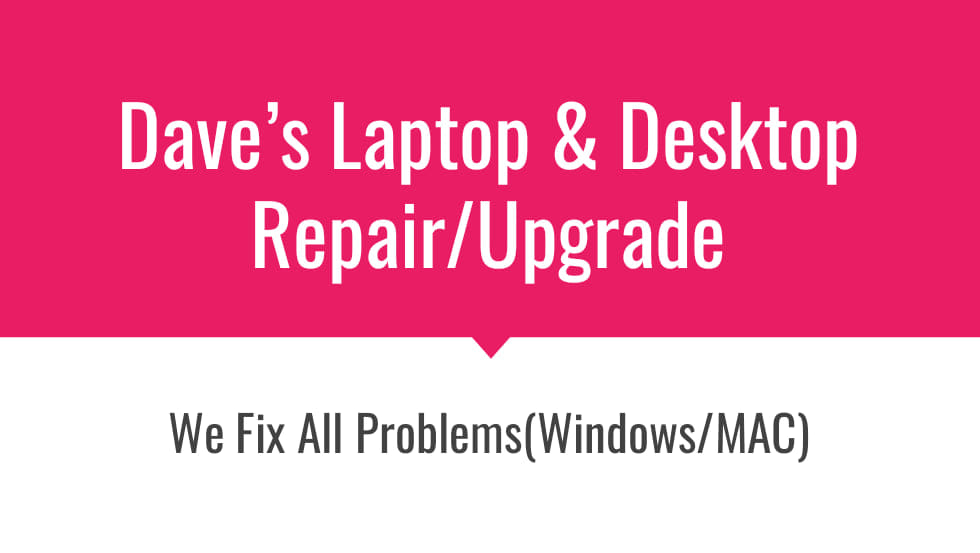 Dave's Laptop & Desktop Repair | Binangonan