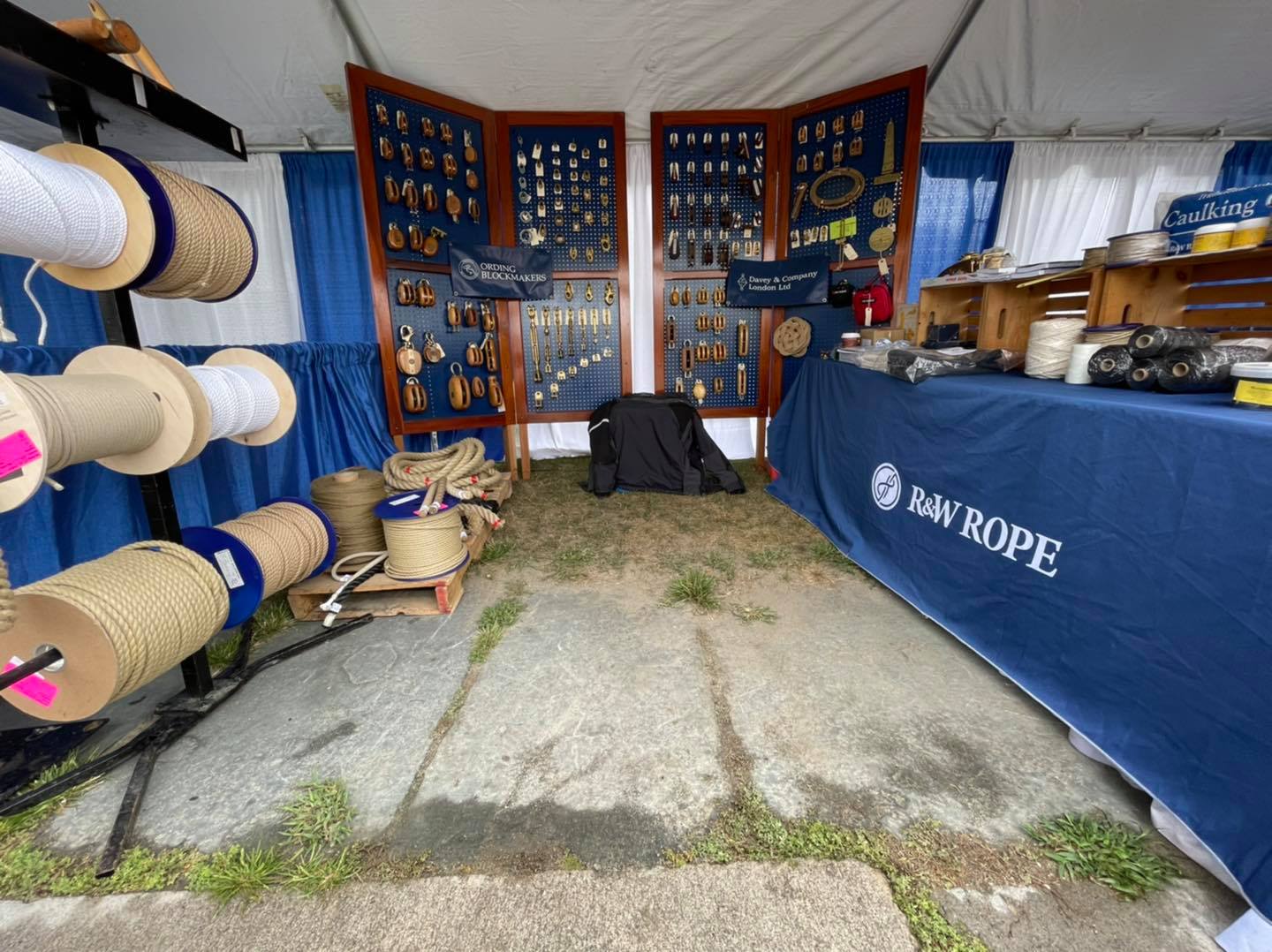R&W Rope - R&W Rope Traditional Rigging setting up on...