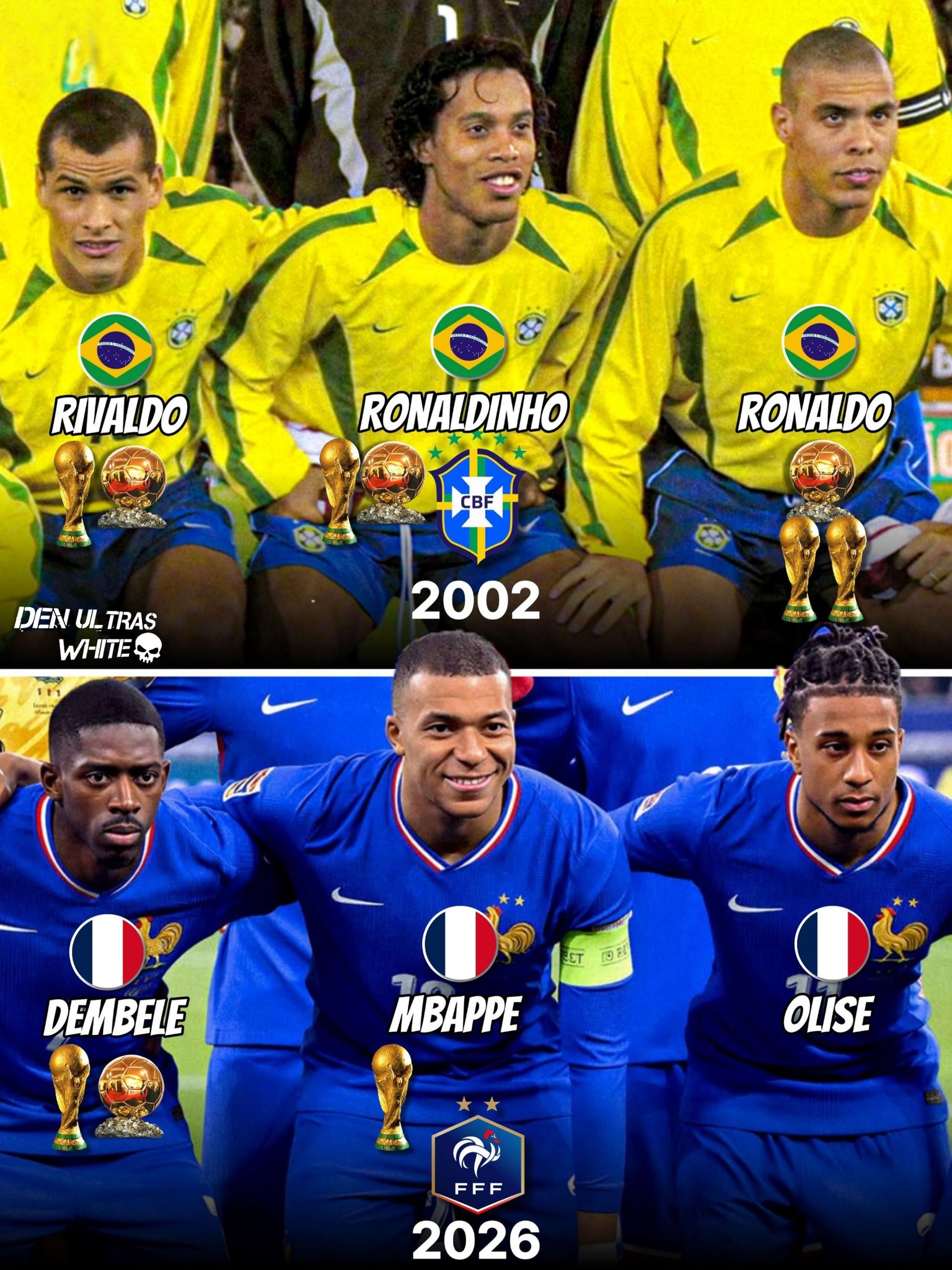 🚨| 𝗨𝗡𝗣𝗢𝗣𝗨𝗟𝗔𝗥 𝗢𝗣𝗜𝗡𝗜𝗢𝗡: France's attacking trio of