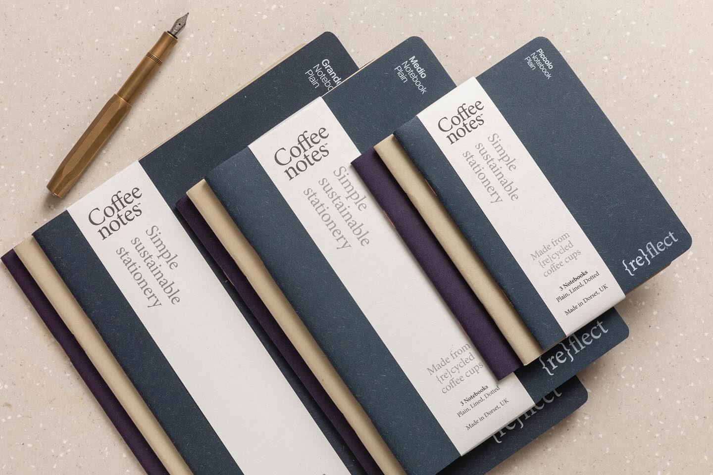 Coffeenotes - Our Stitched Notebooks packs of 3 come in... | Facebook