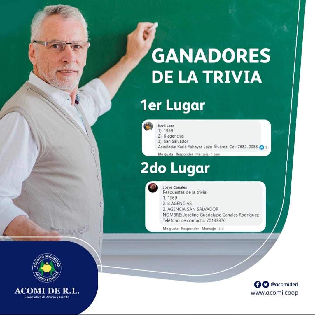 ACOMI de R.L. - 🥳Felicidades a nuestras asociadas...