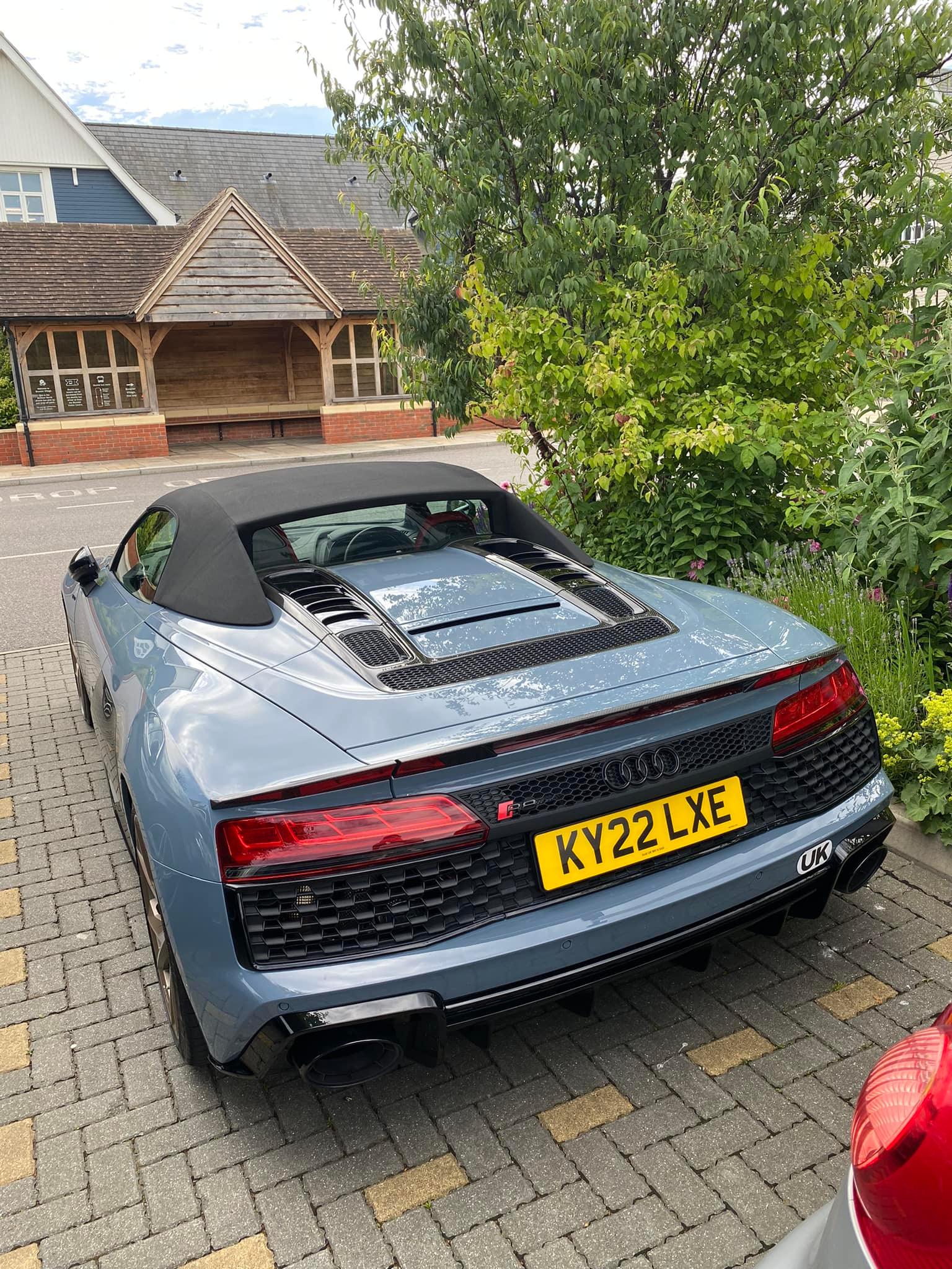 It's Joel - We’ve arrived in Scotland with the Audi R8...