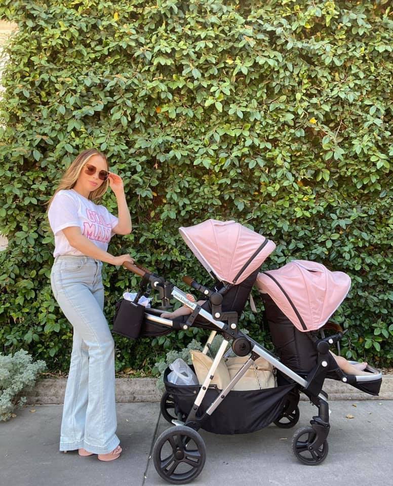 jogging stroller single Thule Urban Glide 3 with Magnetic Buckle leather fanny pack and all Style:Black with black brush bag ICAST 2024: Berkley Krej