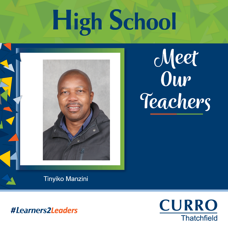 Meet our Head of discipline Mr.... - Curro Thatchfield | Facebook