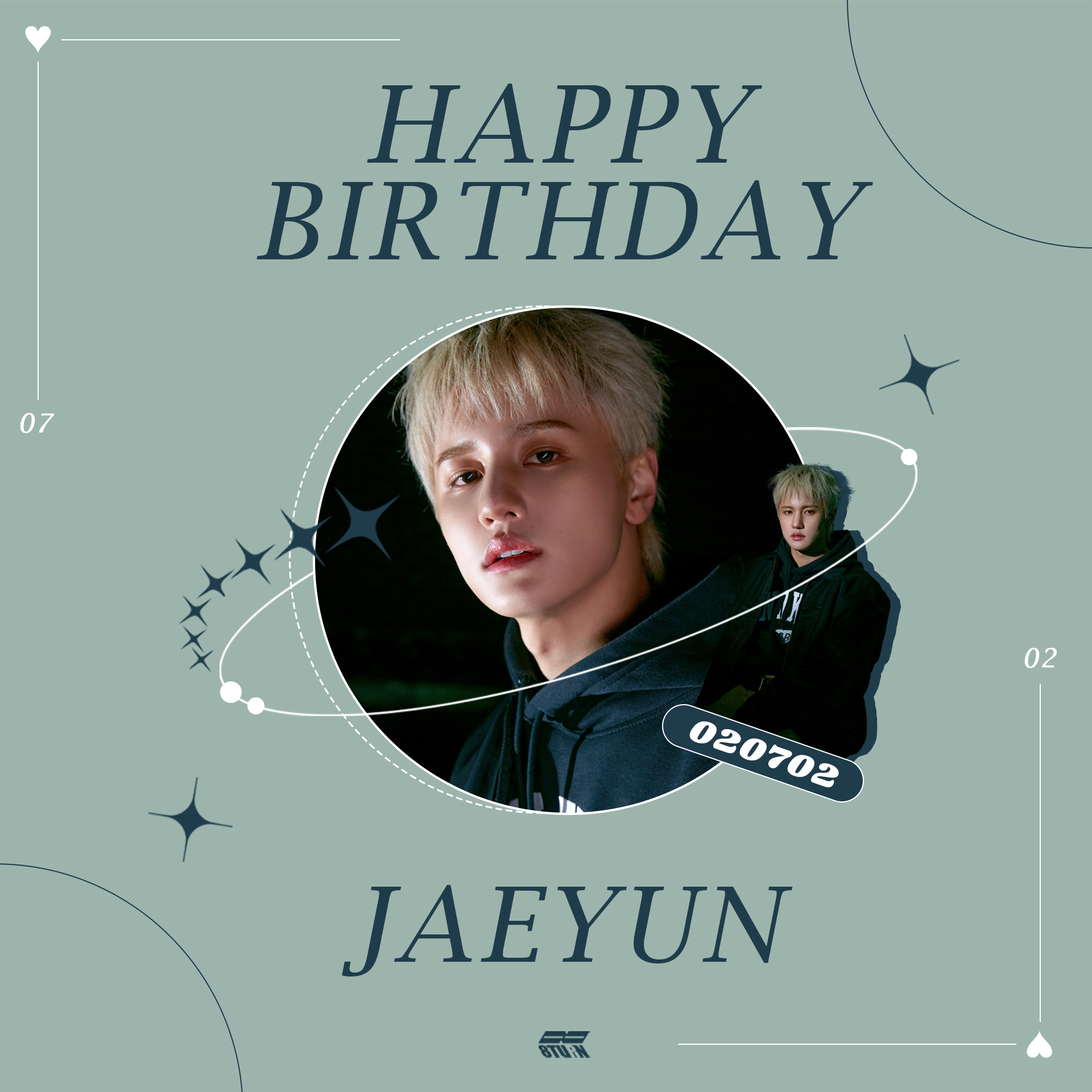 🎂HAPPY 𝑱𝑨𝑬 𝒀𝑼𝑵 DAY🎂 𝟎𝟕.𝟎𝟐 8TURN 재윤의 생일을 축하