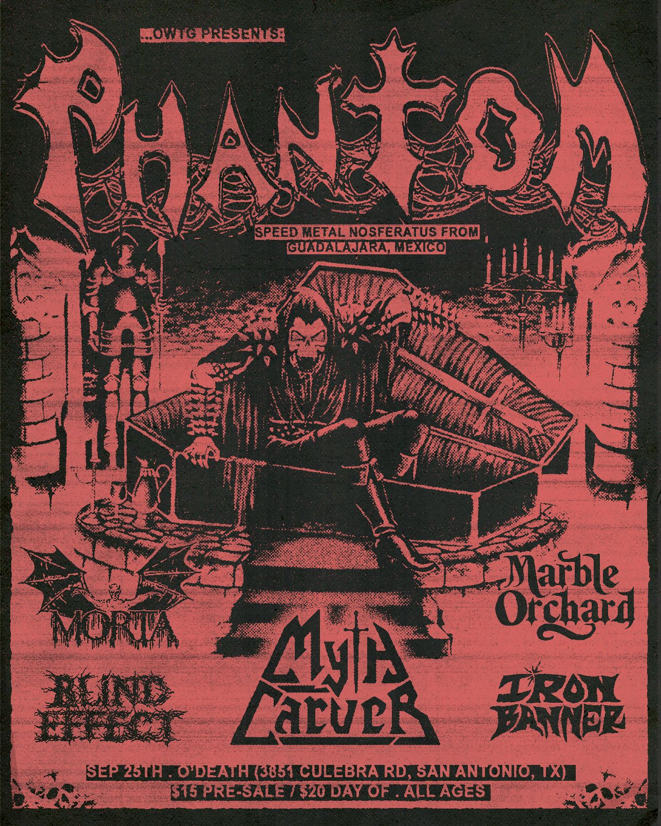 PHANTOM (MEXICO) LIVE AT O'DEATH